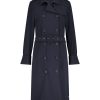 Lady Day - Trenchie Blue Jas- Travelstof Kleding