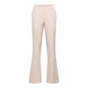 &Co Woman - Penelope Flared - Sand Travelstof Broek Andco Woman Dameskleding Sand / Creme kleur