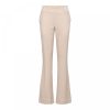&Co Woman - Charlie Comfort Twill - Sand - Travelstof - Broek - Dameskleding - Flare