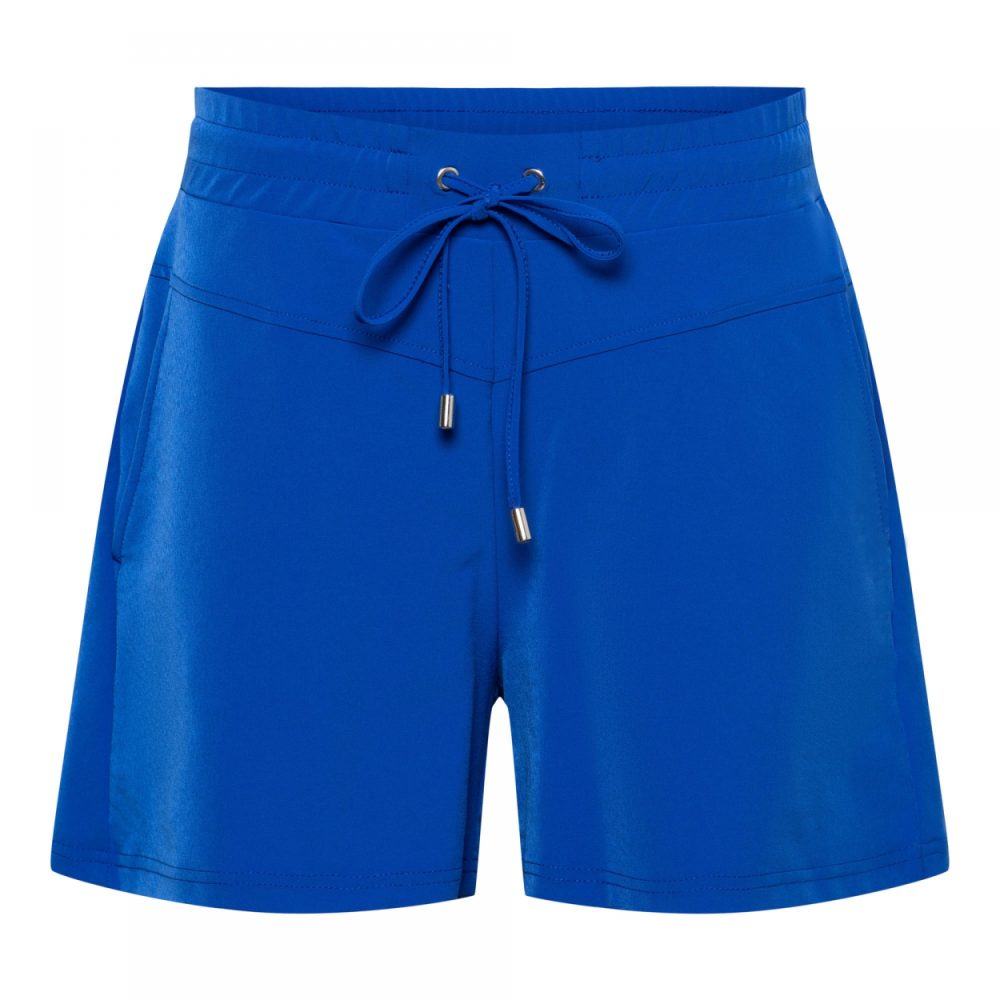 &CoWoman - Penny Travel Short - Cobalt - Travelstof - Dameskleding