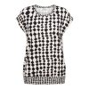 &Co Woman - Lieke Top Big Dangle - Black Multi | Morgen in huis